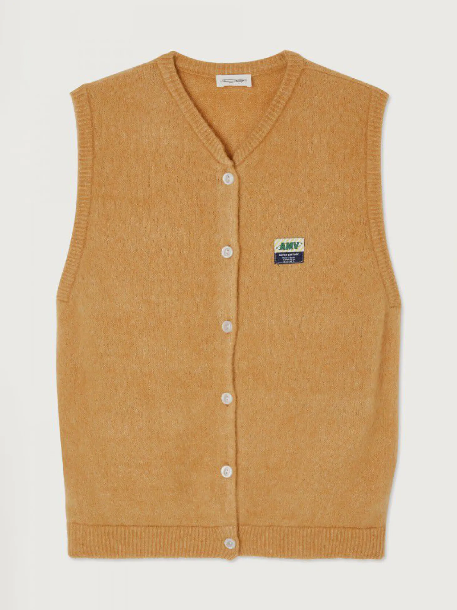American Vintage Mouwloos Cardigan Vitow Croissant Chine Clearance