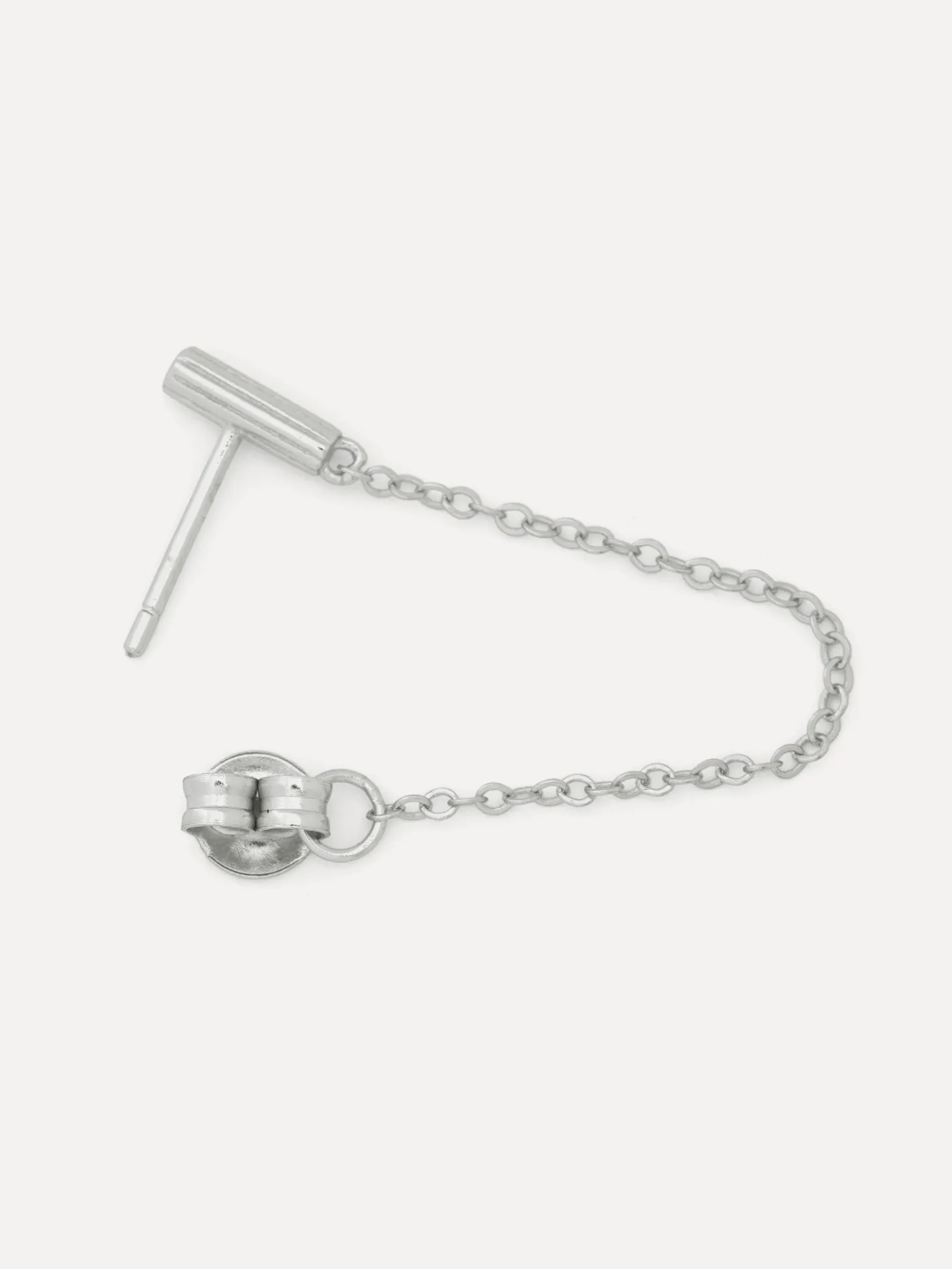 Les Soeurs Oorbel Cora Barre Chain Silver Clearance