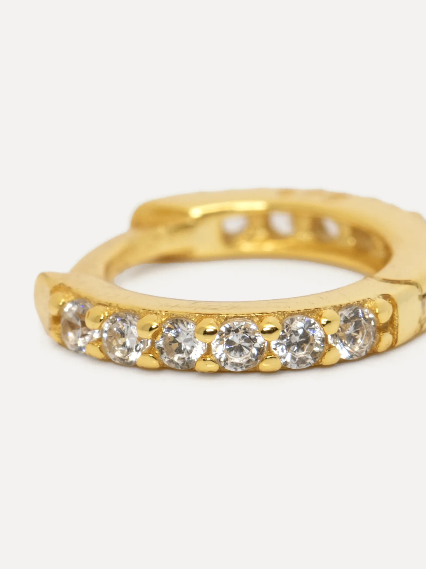 Les Soeurs Oorbel Jeanne Mini Strass Gold Clear New