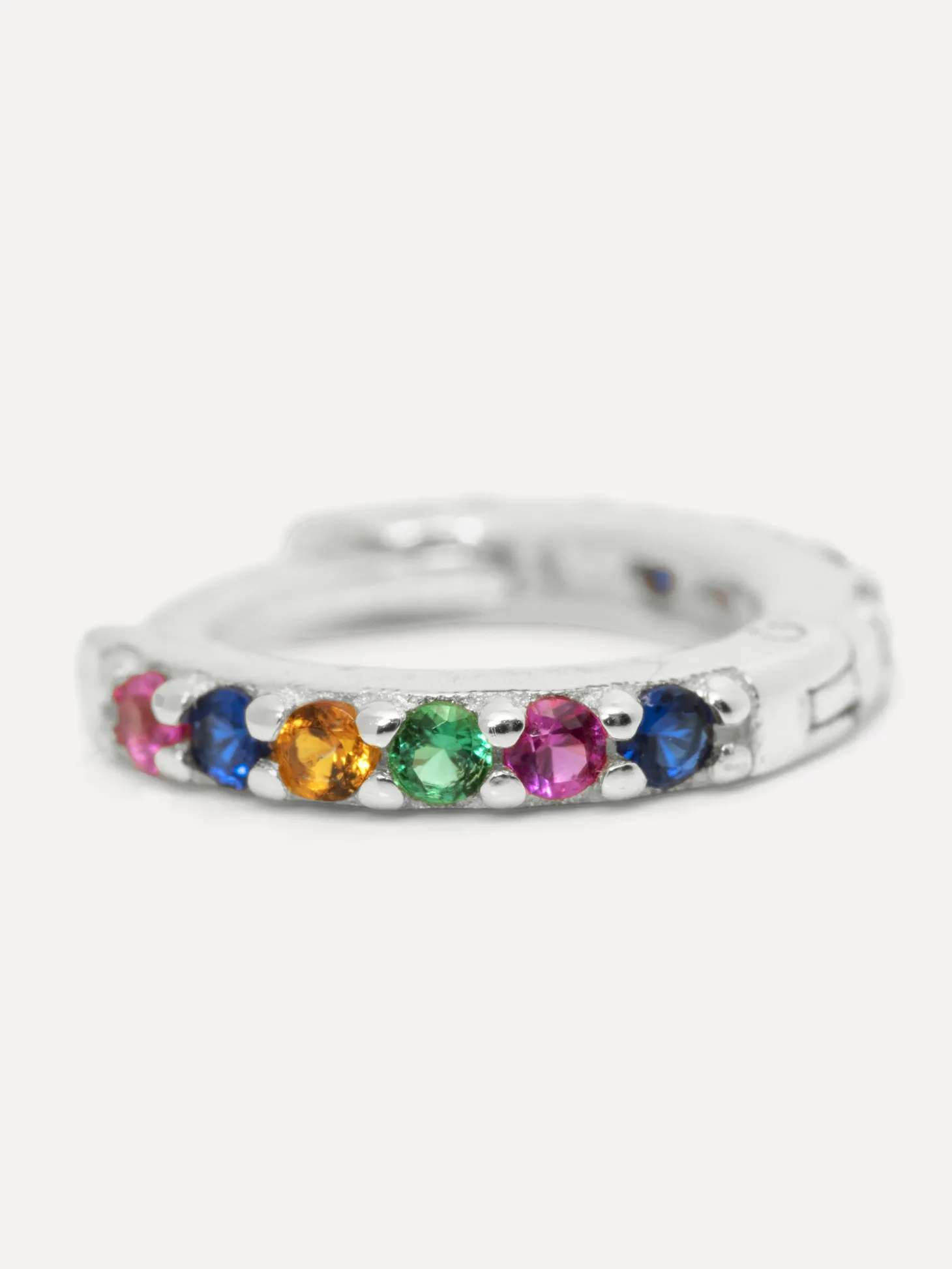 Les Soeurs Oorbel Jeanne Strass Multicolor Silver Multicolor Shop