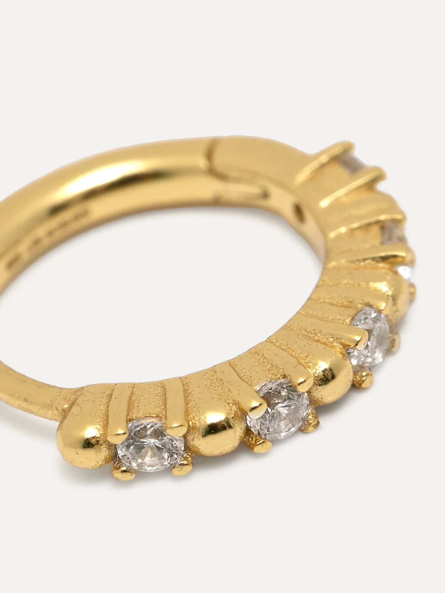 Les Soeurs Oorbel Jeanne Sunbeam Strass Gold Best