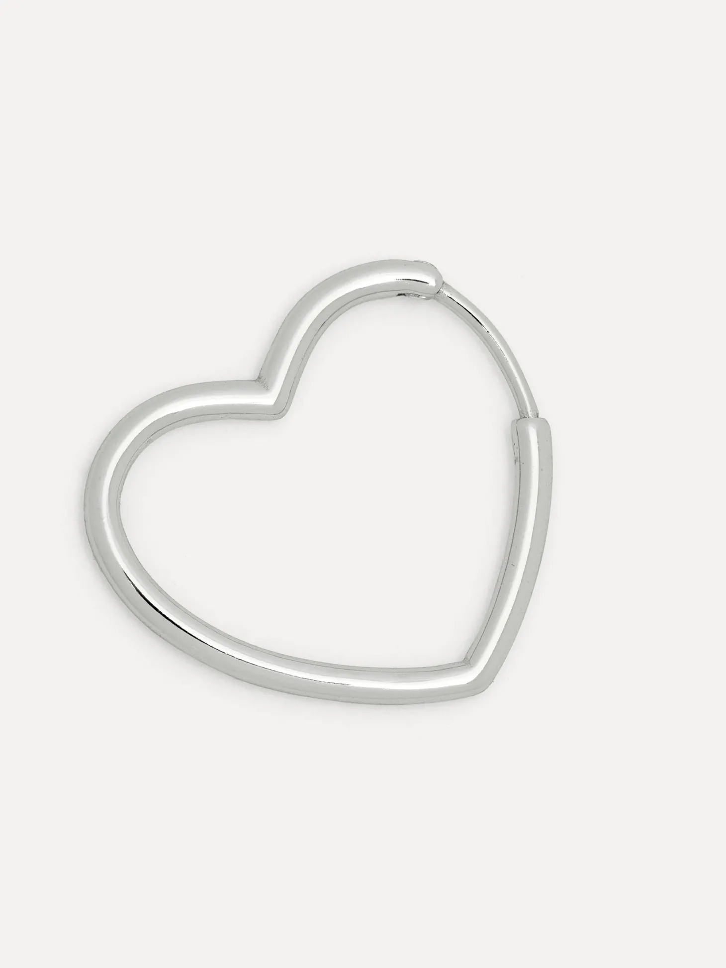 Les Soeurs Oorbel Jenny Heart Silver Outlet