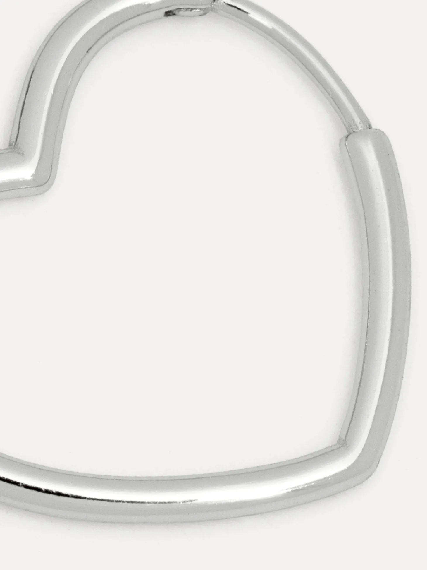 Les Soeurs Oorbel Jenny Heart Silver Outlet