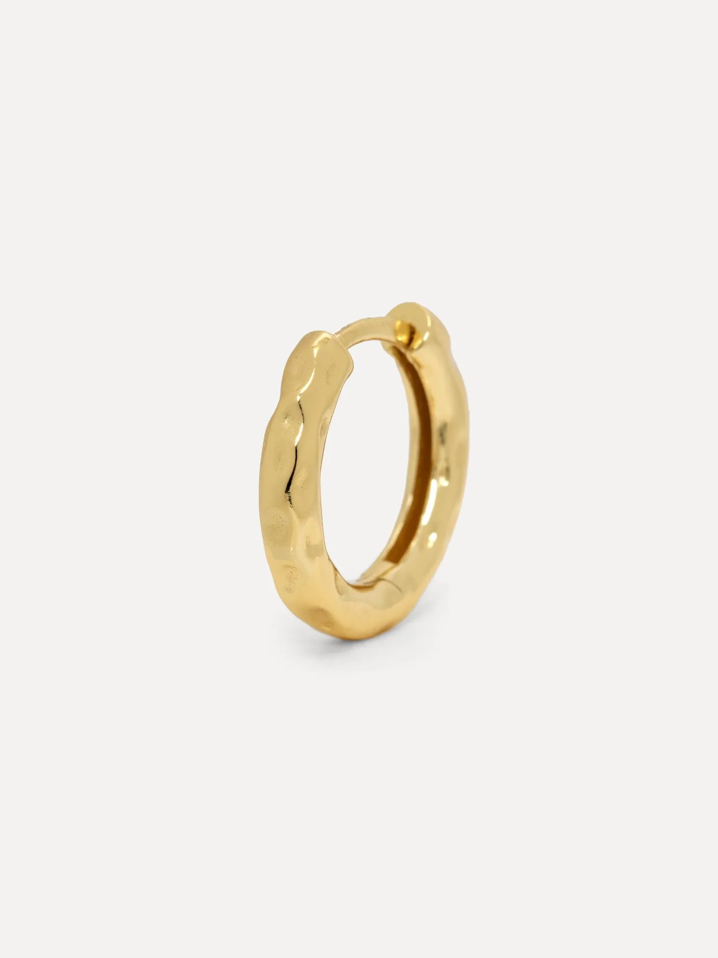 Les Soeurs Oorbel Joanne Hammered Gold Cheap