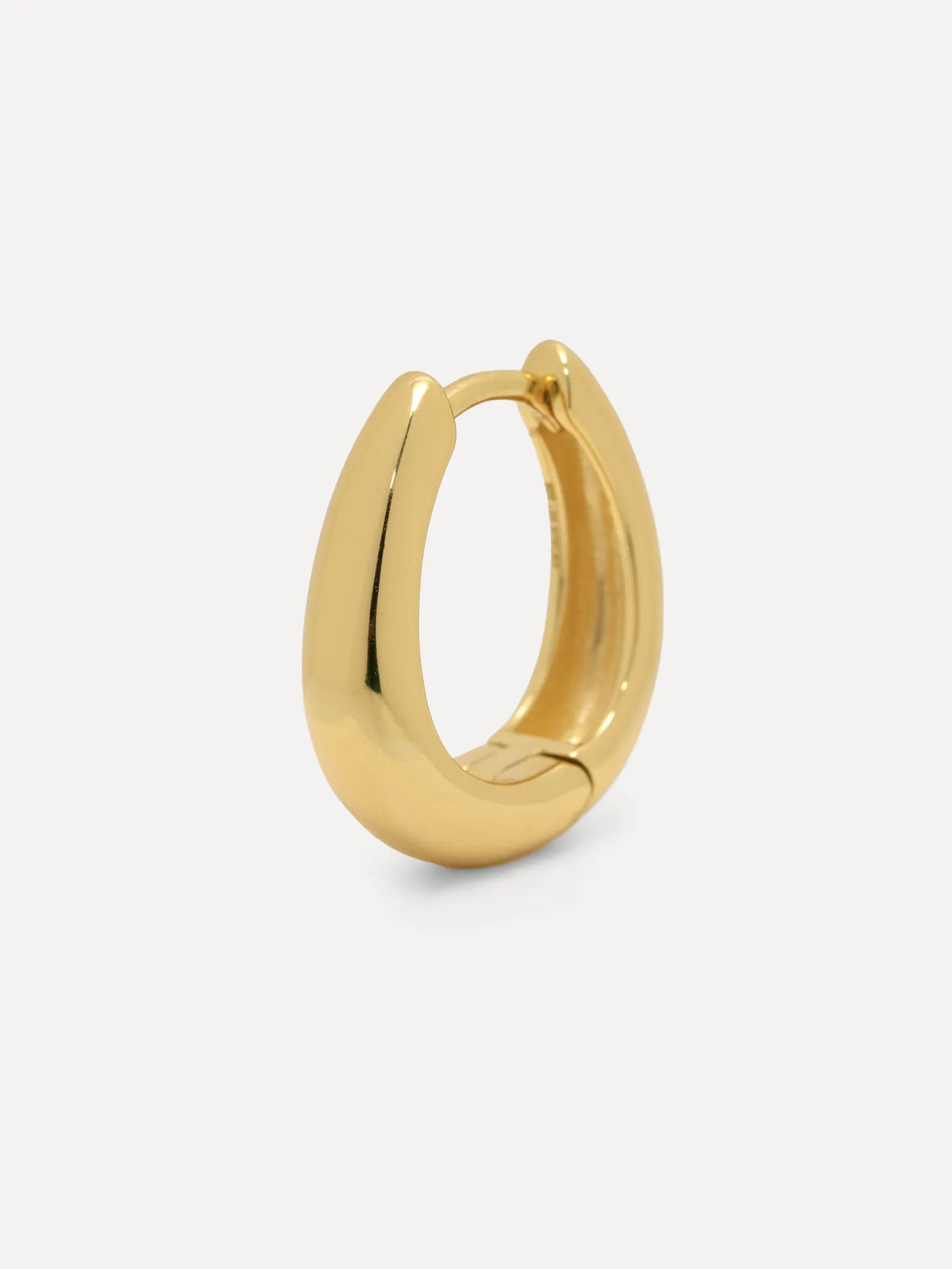 Les Soeurs Oorbel Joanne Oval Gold Discount