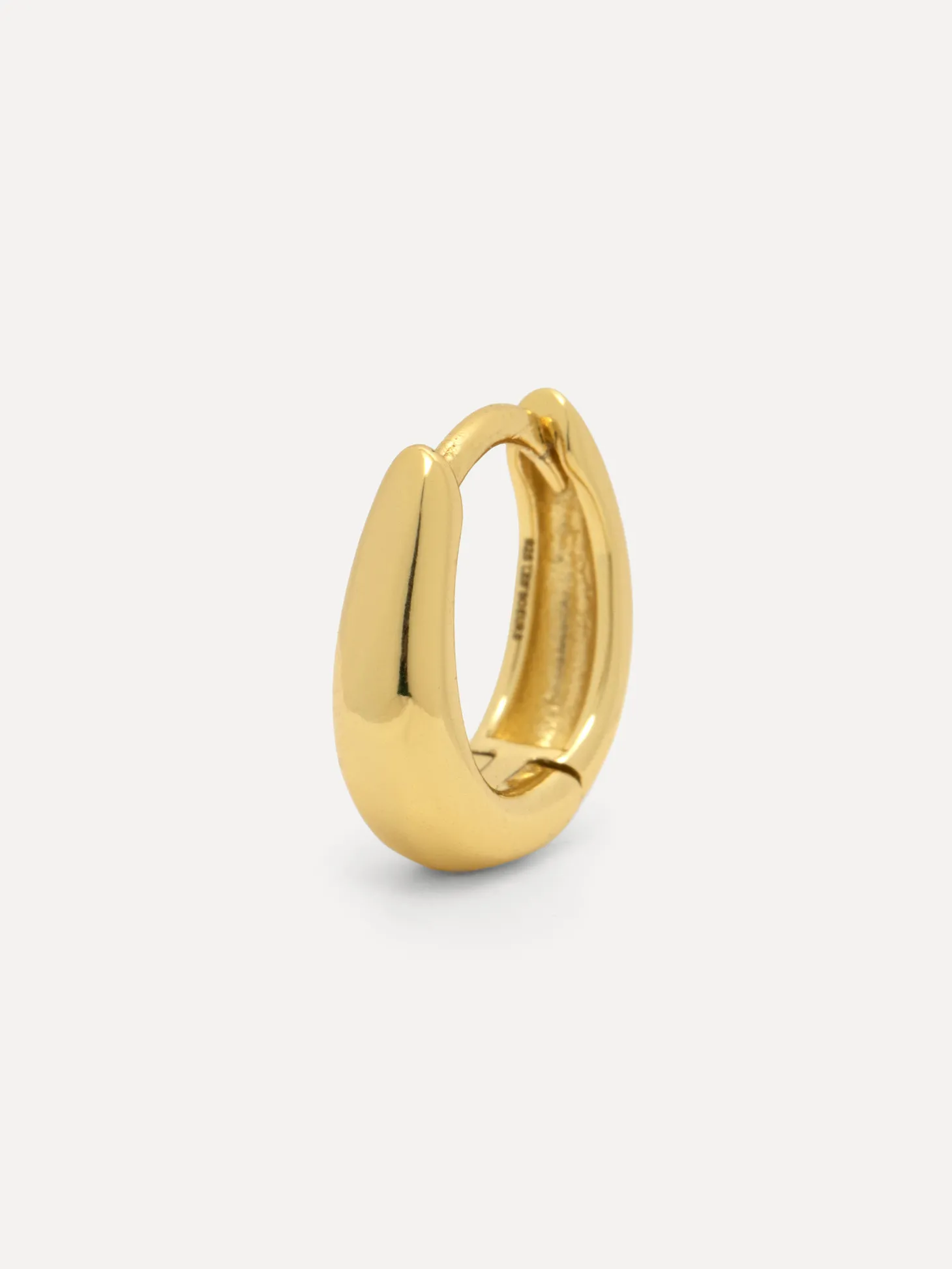Les Soeurs Oorbel Joanne Oval Mini Gold Outlet