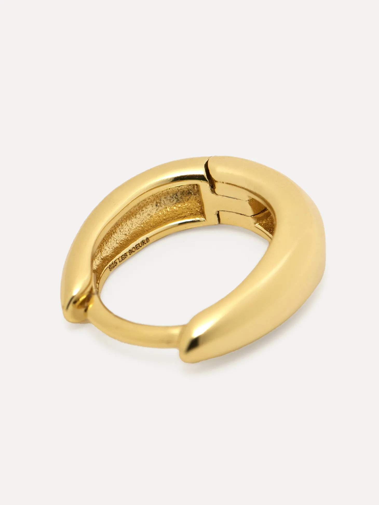 Les Soeurs Oorbel Joanne Oval Mini Gold Outlet