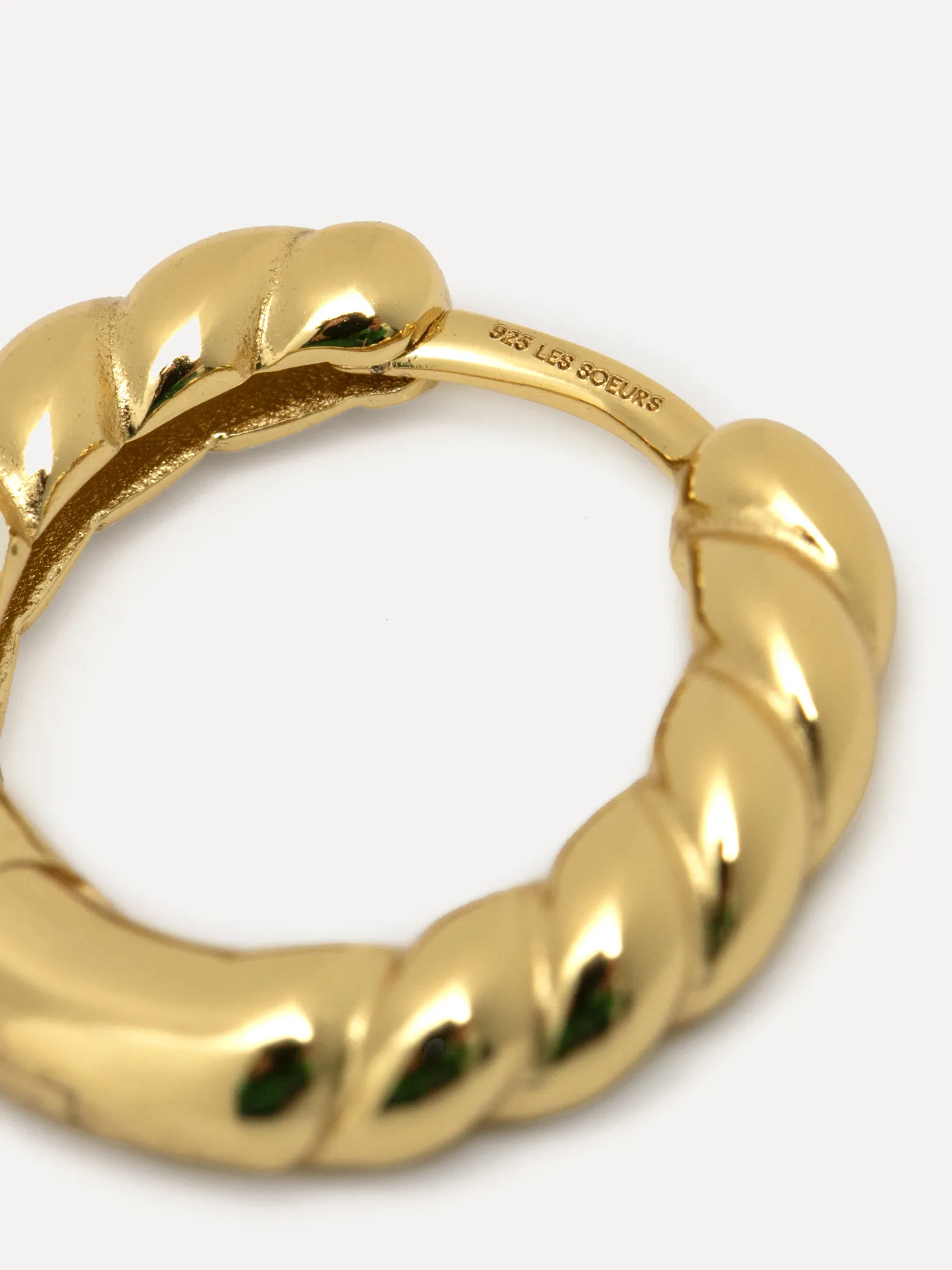 Les Soeurs Oorbel Joanne Twisted Gold Cheap
