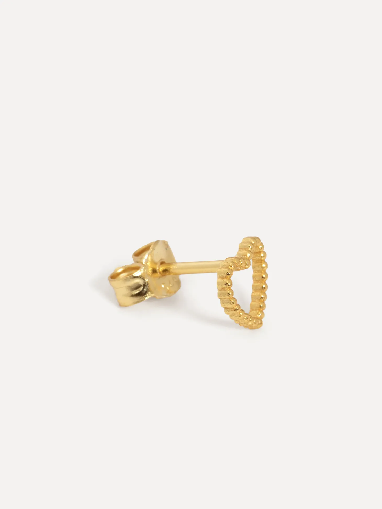 Les Soeurs Oorbel Jolie Dotted Heart Gold Outlet