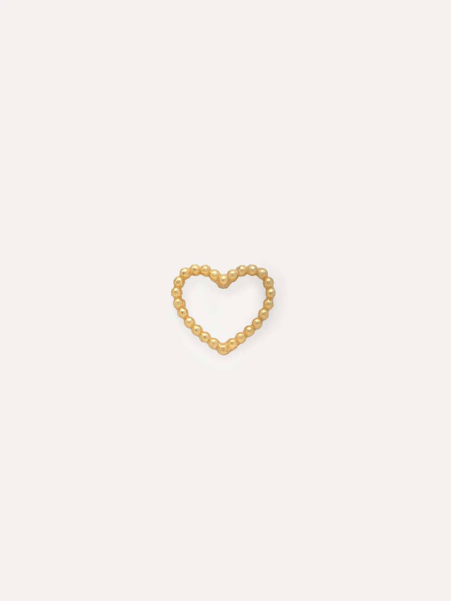 Les Soeurs Oorbel Jolie Dotted Heart Gold Outlet