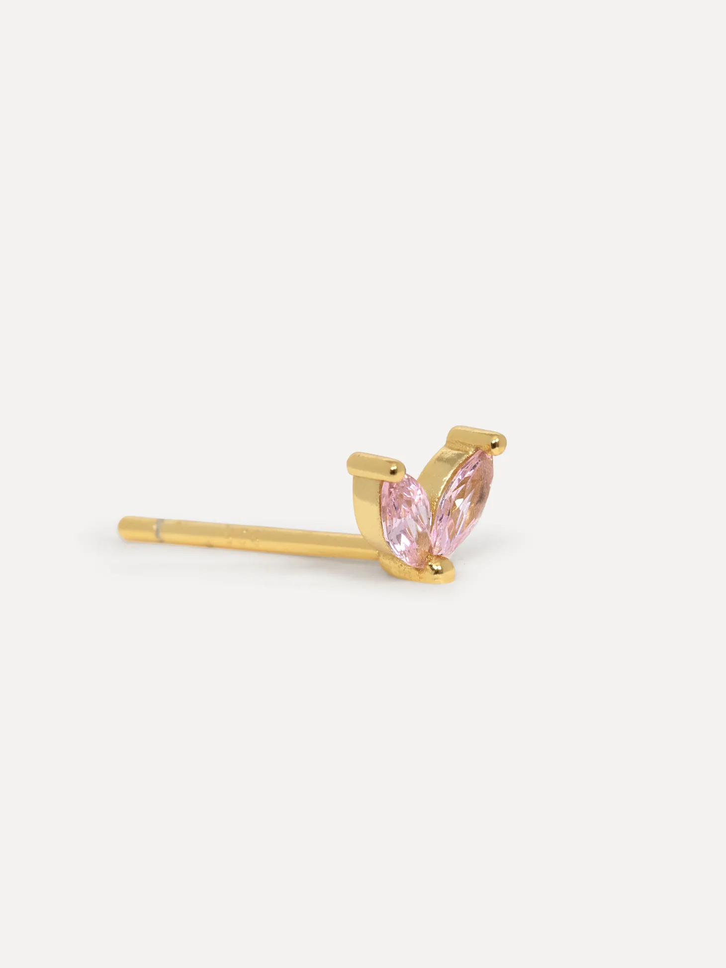 oorbel_jolie_double_leaf_2.webp Les Soeurs Oorbel Jolie Double Leaf Gold Pink Shop