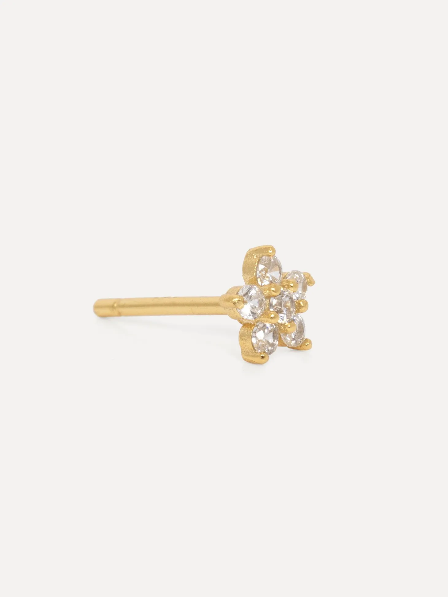 Les Soeurs Oorbel Jolie Flower Strass Gold Outlet