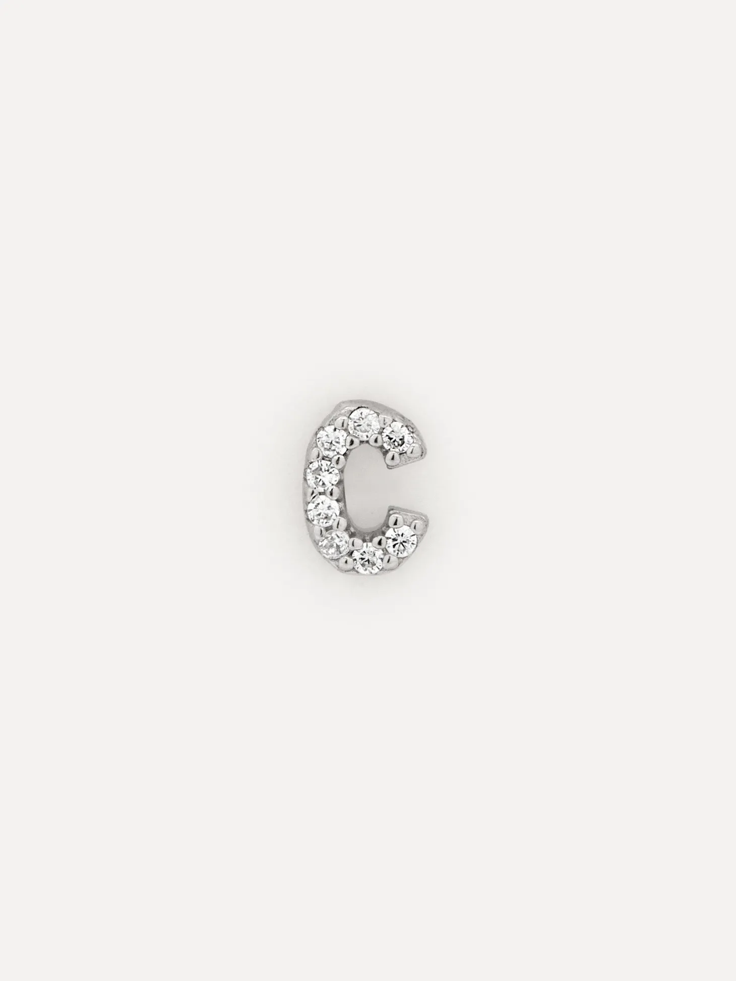 Les Soeurs Oorbel Jolie Initial Strass Cheap
