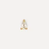 Les Soeurs Oorbel Jolie Pear Strass Gold Sale