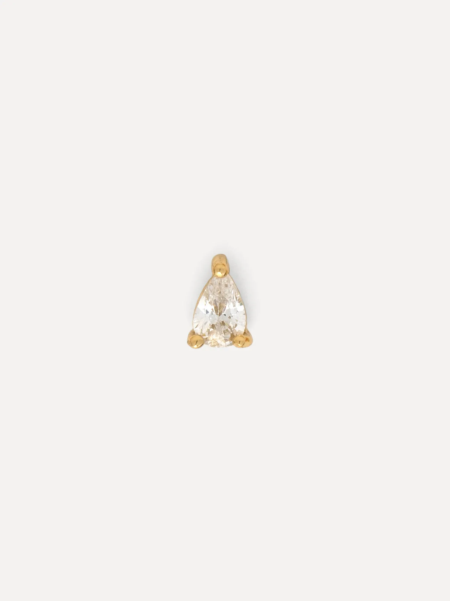 Les Soeurs Oorbel Jolie Pear Strass Gold Sale