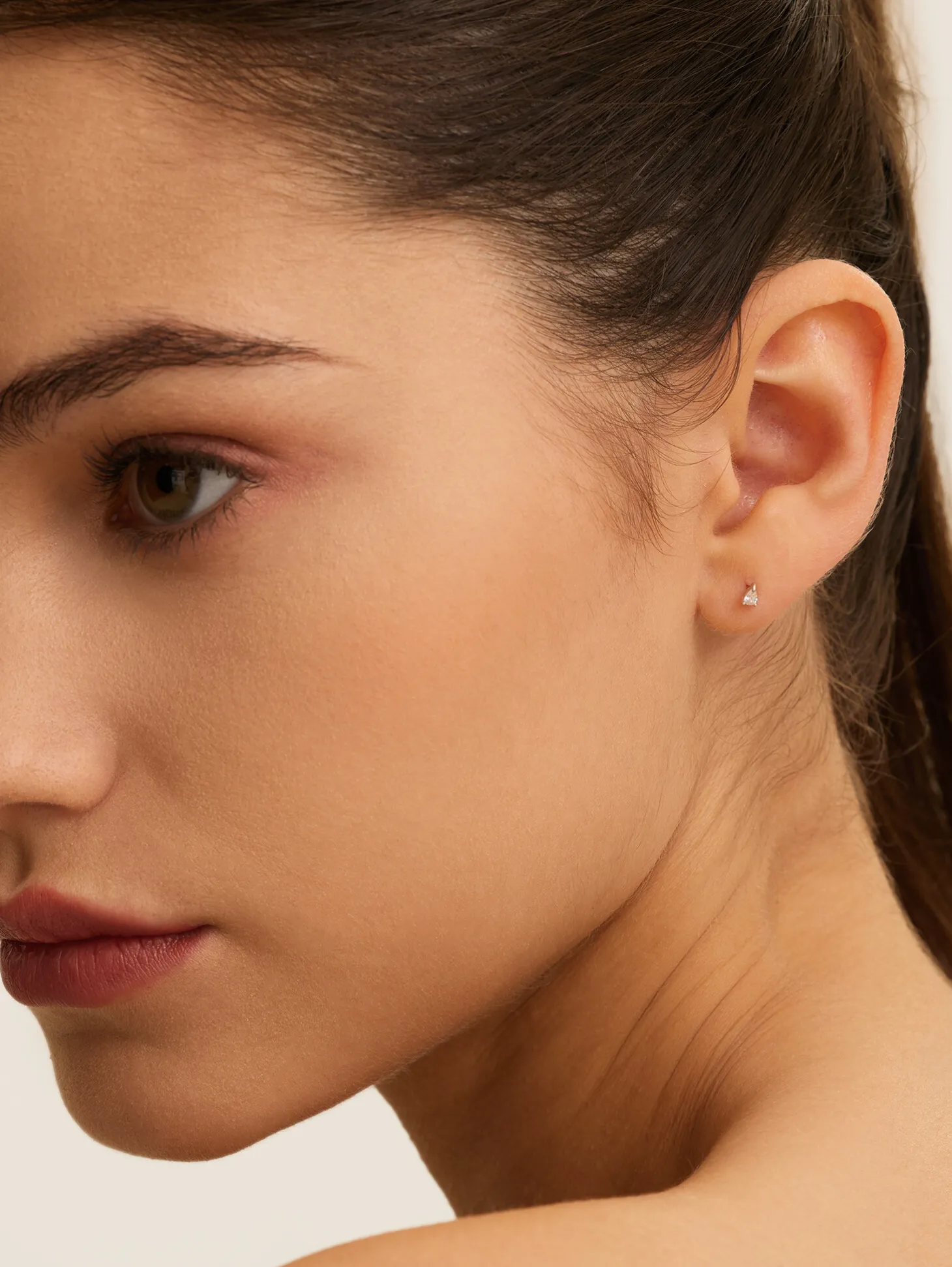 Les Soeurs Oorbel Jolie Pear Strass Silver Sale