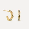 Les Soeurs Oorbellen Set Cara Pastel Gold Zirkonia Clearance