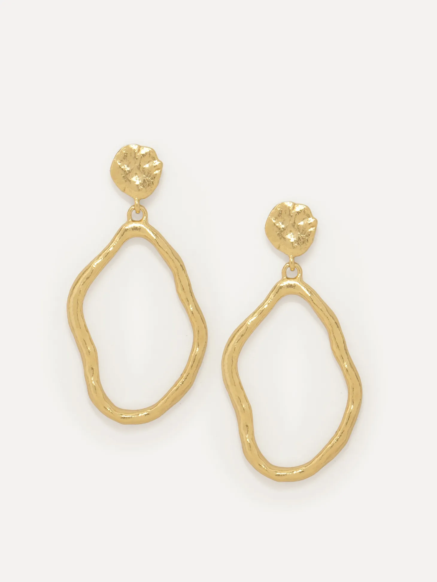 Les Soeurs Oorbellen Set Corine Small Flowy Gold Sale