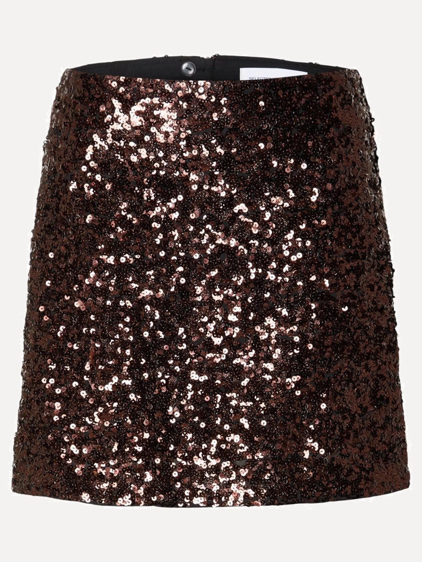 Selected Pailletten Mini Rok Mallie Java Sale