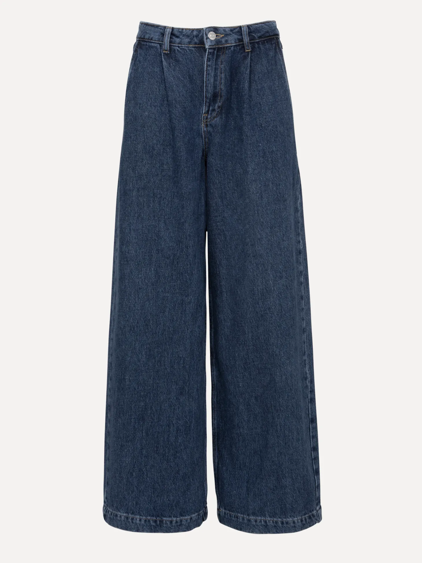 pleated_denim_aras_4.webp Les Soeurs Pleated Denim Aras Dark Blue Clearance