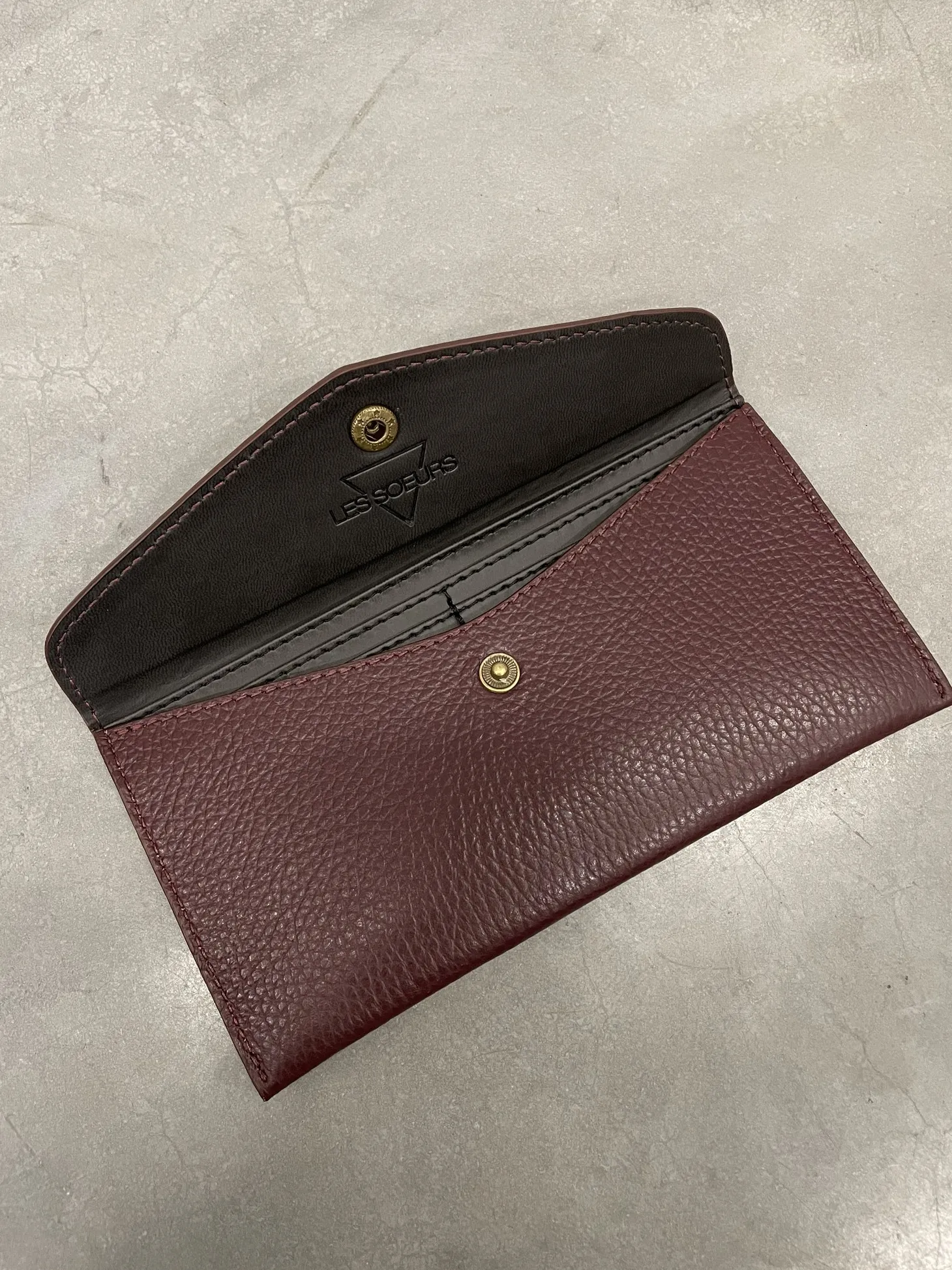 Les Soeurs Portemonnee Arthur Bordeaux Clearance
