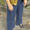 Le Marais Quilted Broek Jenny Navy Best Sale