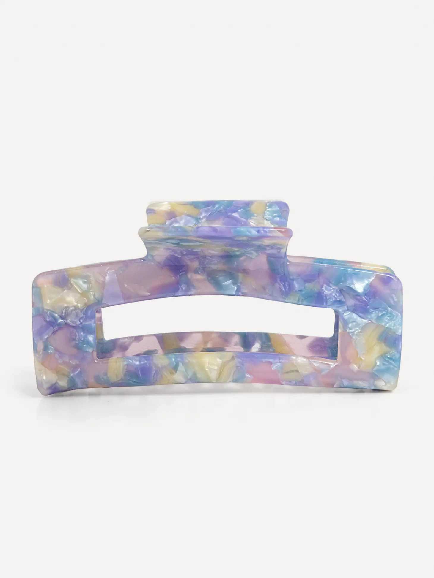 Les Soeurs Resin Haarspeld Rechthoekig Purple/Yellow Best Sale