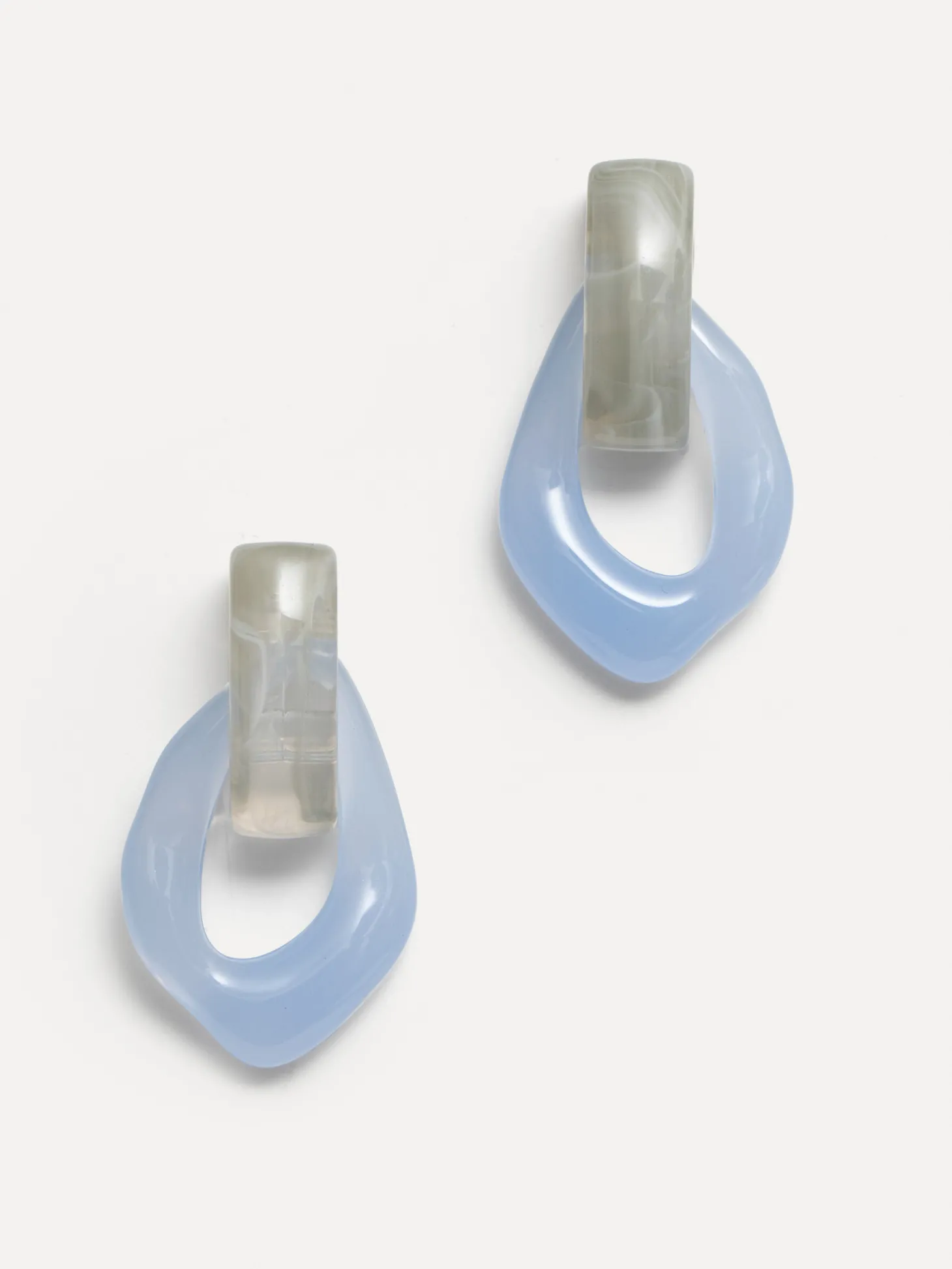 Les Soeurs Resin Oorbellen Set Mya Jade/Light Purple Best