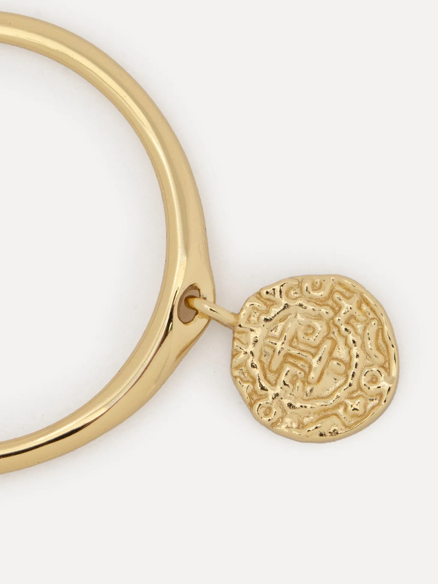 Les Soeurs Ring Ginette Coin Gold Sale