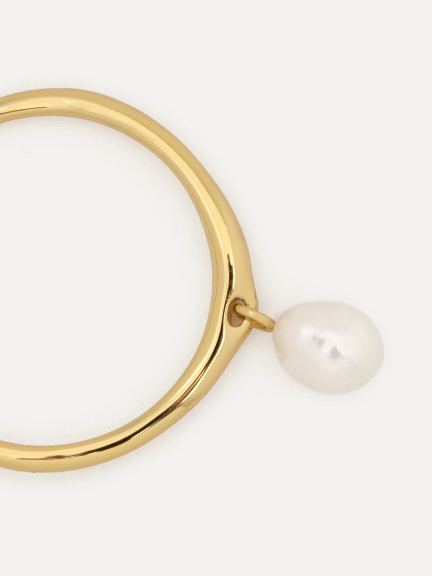 Les Soeurs Ring Ginette Pearl Gold Cheap