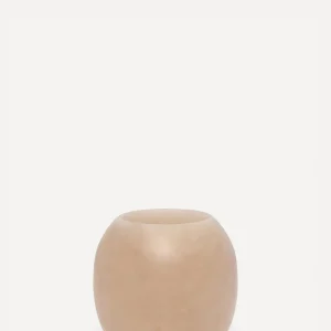 Les Soeurs Ronde Alabaster Kaarsenhouder (Small) Tabac Best Sale