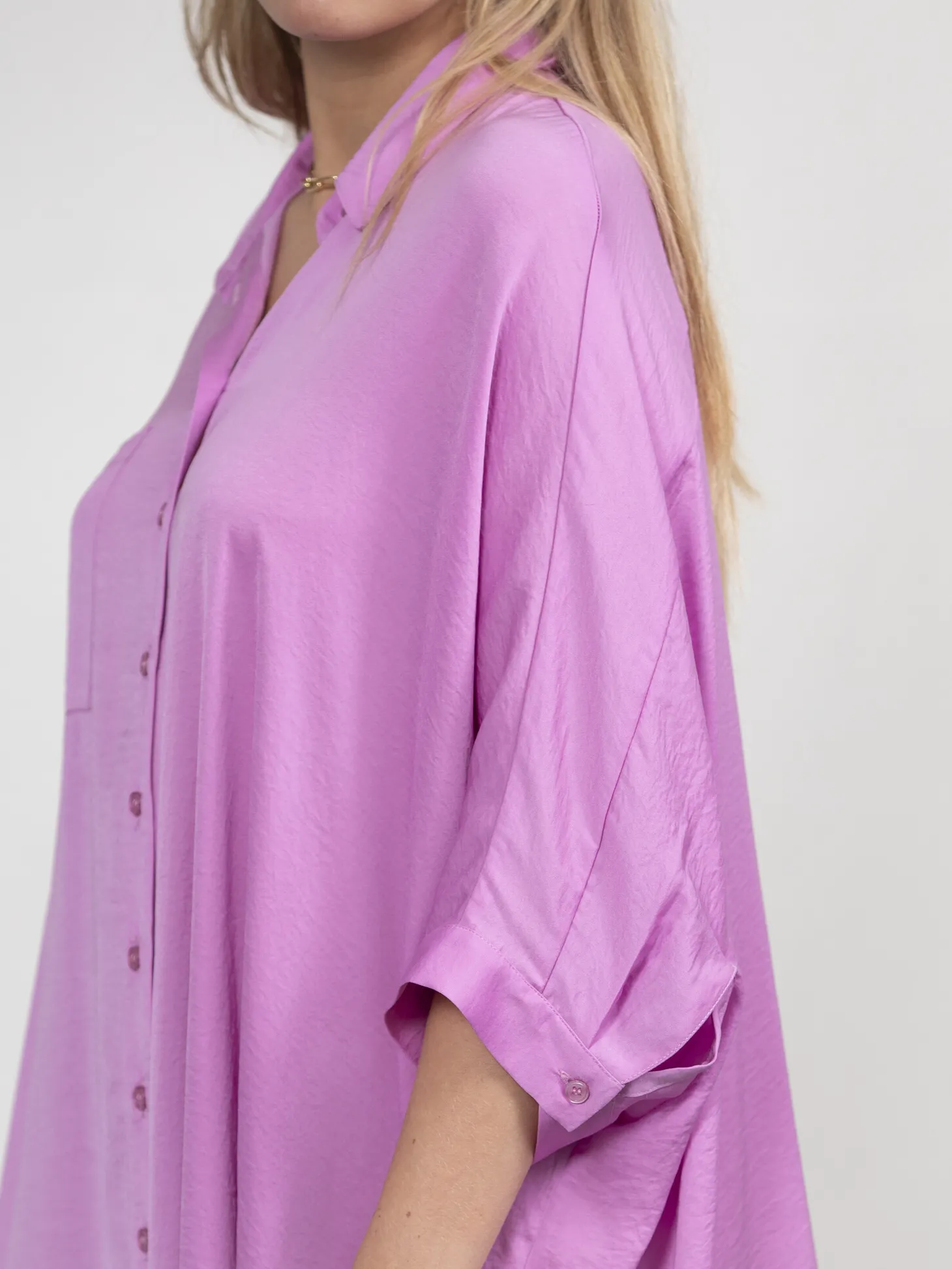 satijn_blousejurk_mason_4-2.webp Les Soeurs Satijn Blousejurk Mason Lila Sale