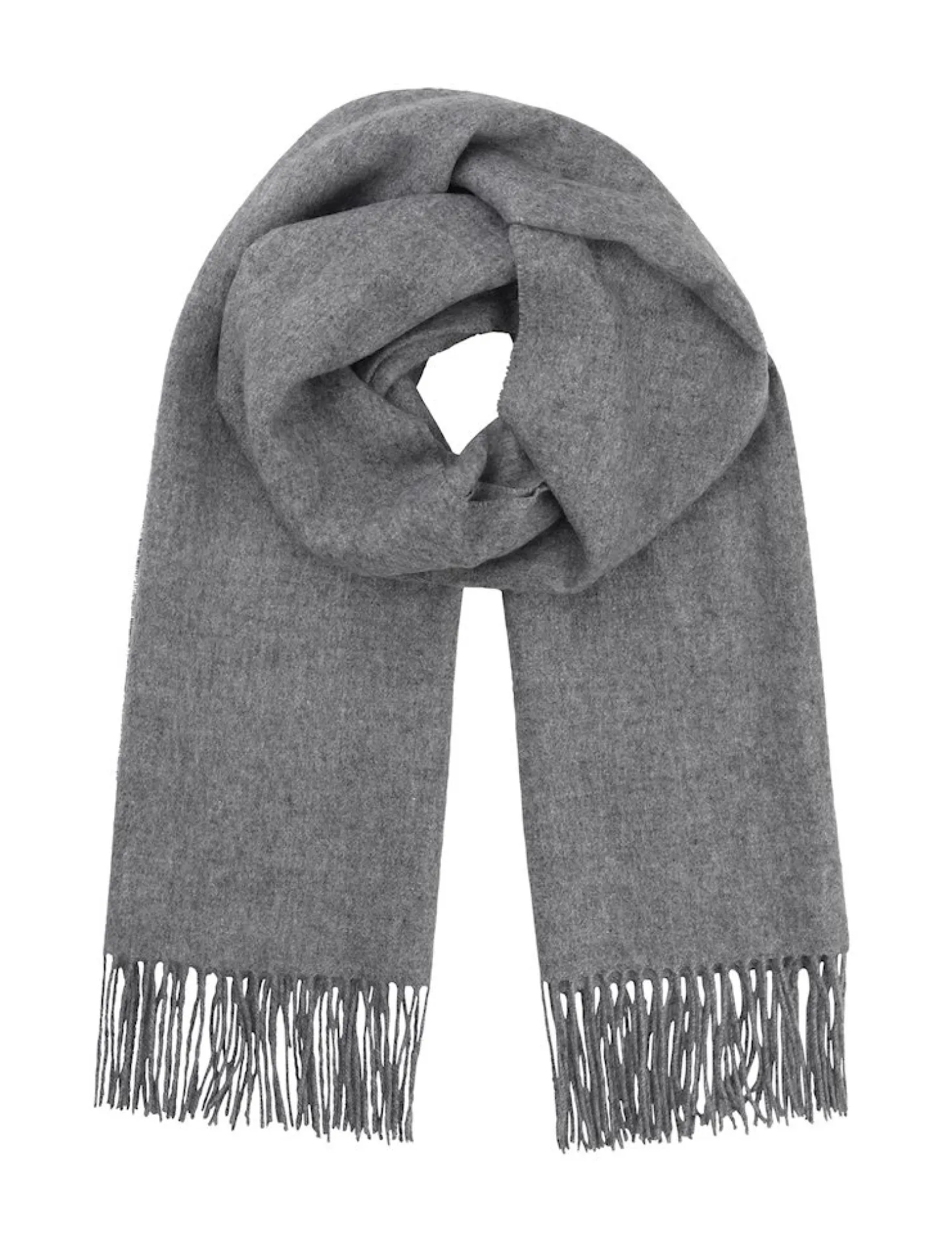 MBYM Scarf Stacy Light Grey Melange Discount