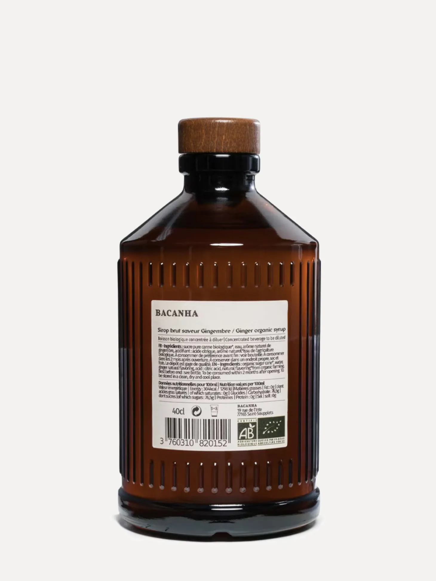 Bacanha Siroop Brut De Gingembre Flash Sale