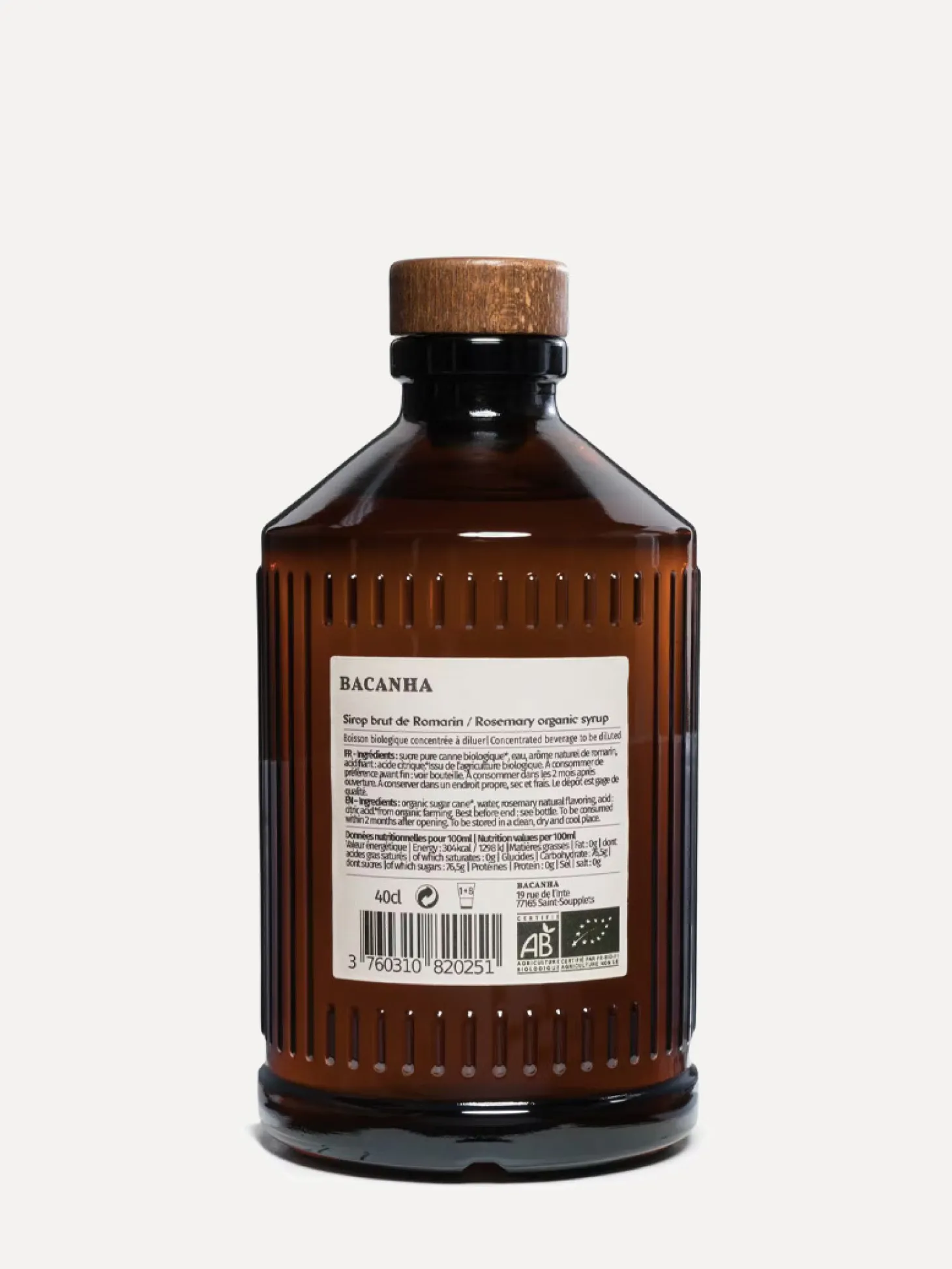 Bacanha Siroop Brut De Romarin Shop