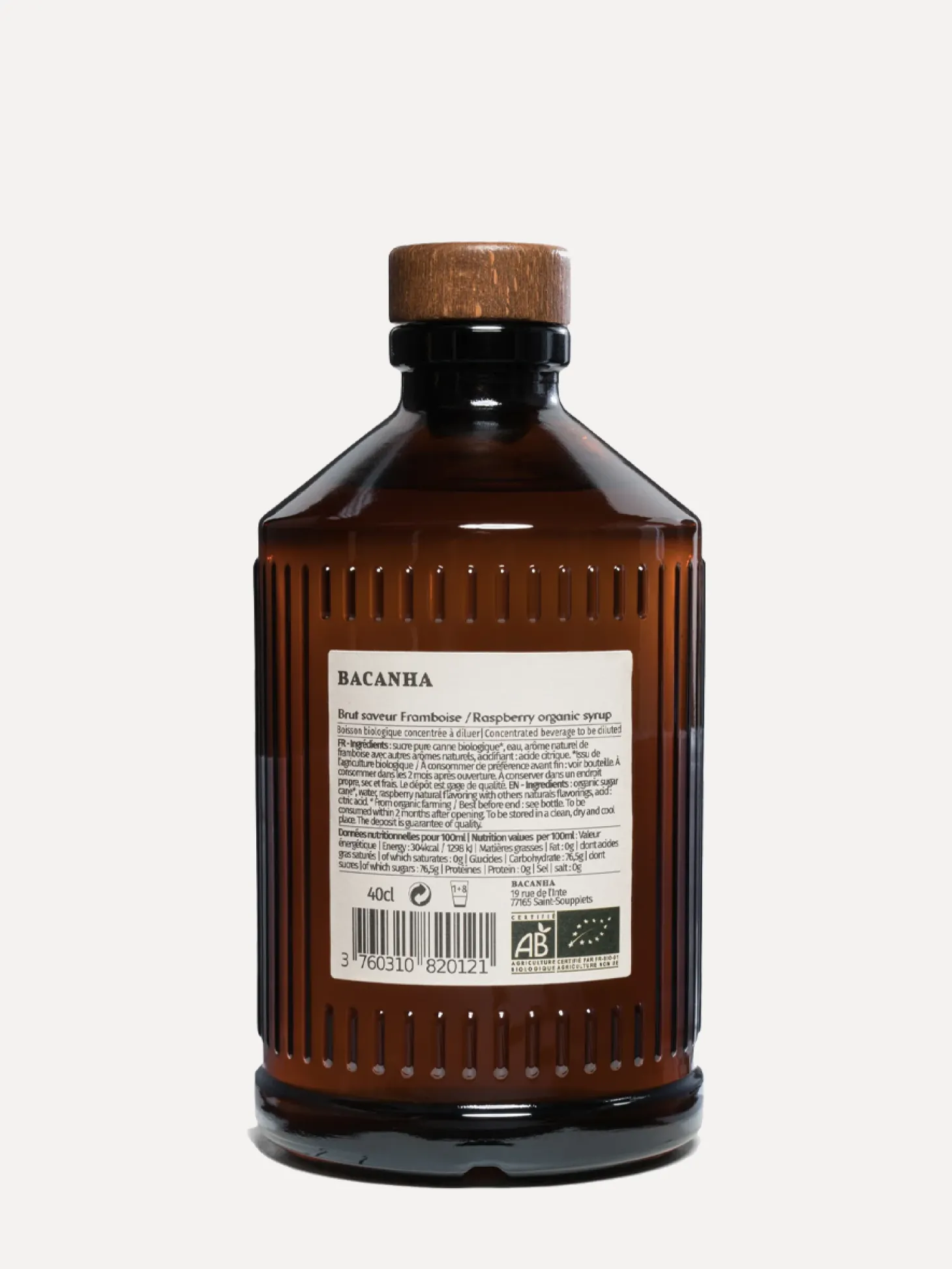 Bacanha Siroop Brut Framboos Best