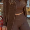 Les Soeurs Sportlegging Aniek Brown New