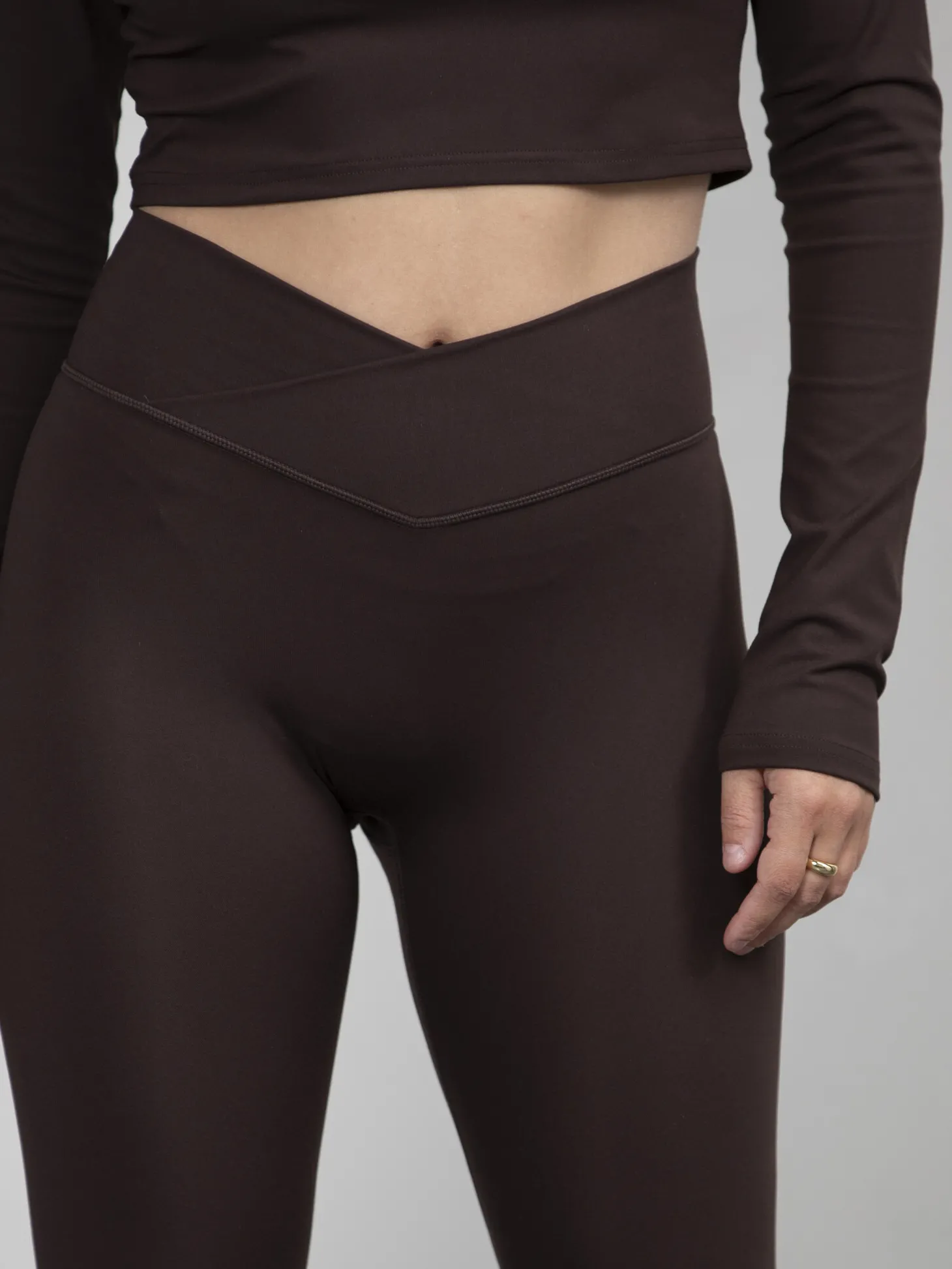 Les Soeurs Sportlegging Aniek Brown New
