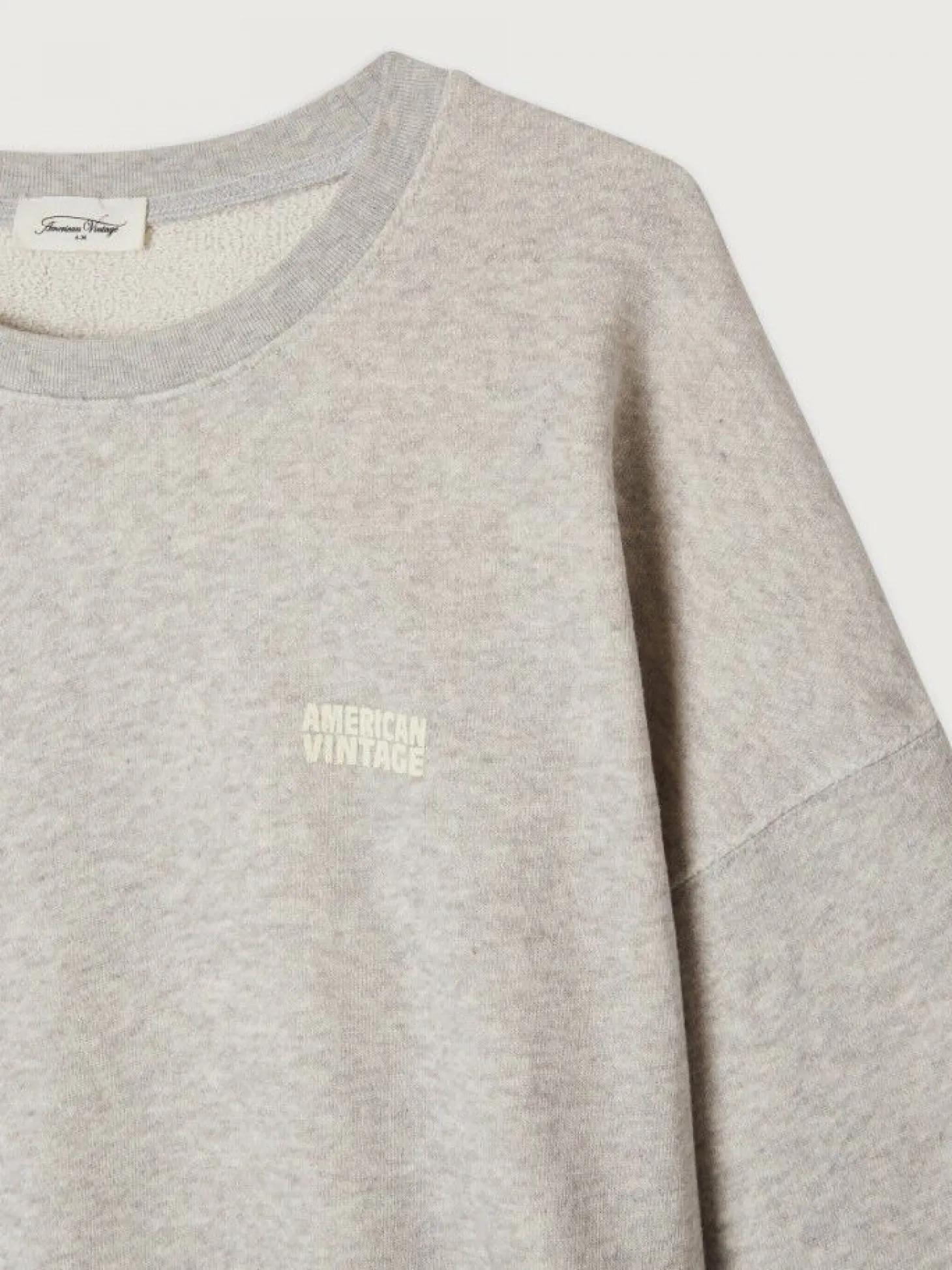 American Vintage Sweater Kodytown Polaire Chine Shop
