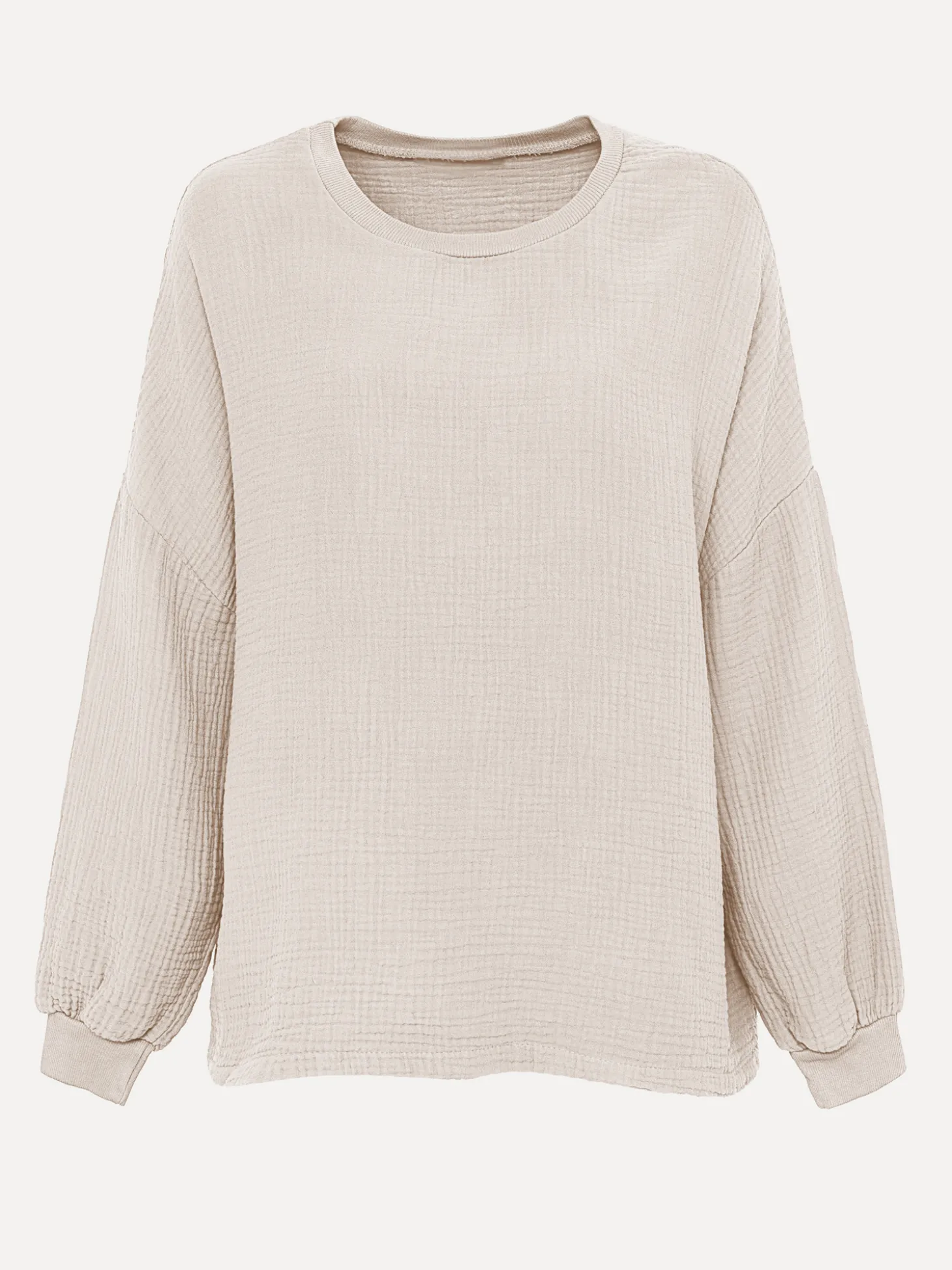 Le Marais Tetra Longsleeve T-Shirt Aya Ecru Clearance