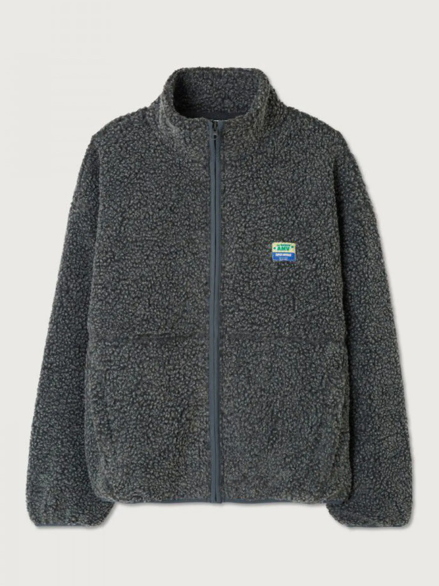American Vintage Trui Hoktown Anthracite Chine Shop