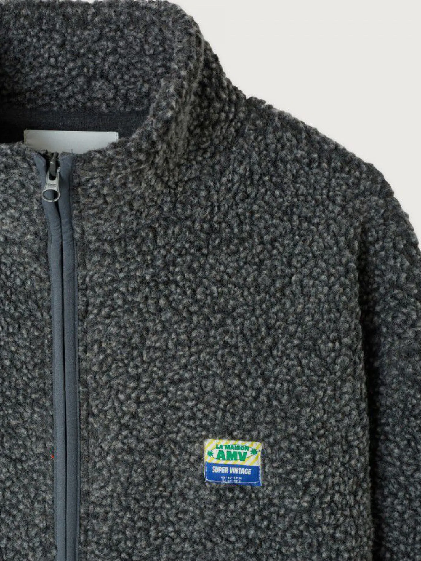 American Vintage Trui Hoktown Anthracite Chine Shop