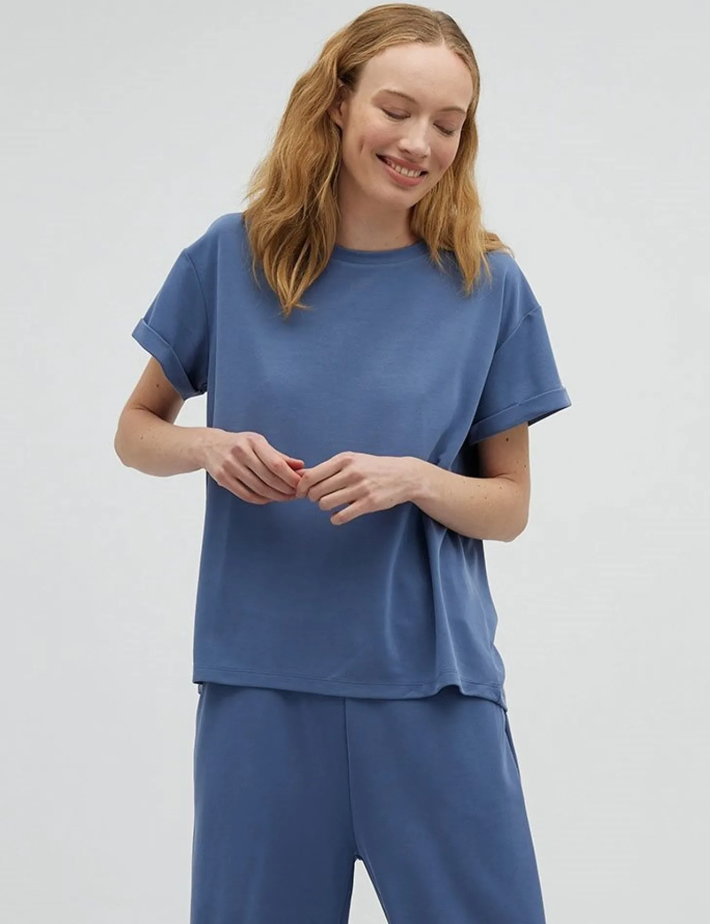MBYM T-Shirt Amana Bosko Blue Horizon New