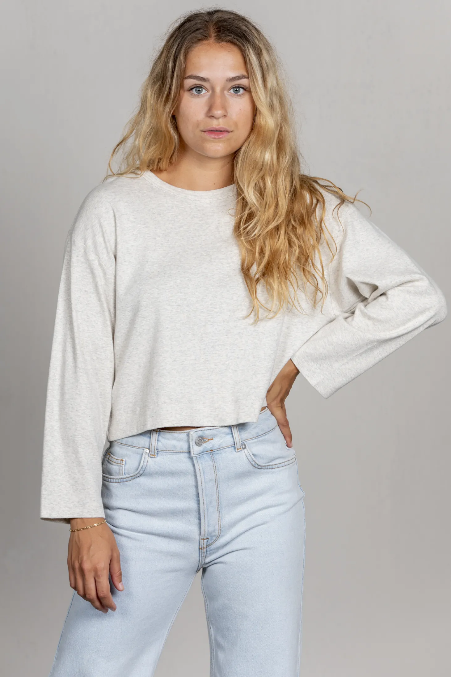 American Vintage T-Shirt Bozy Creme/Chin Best