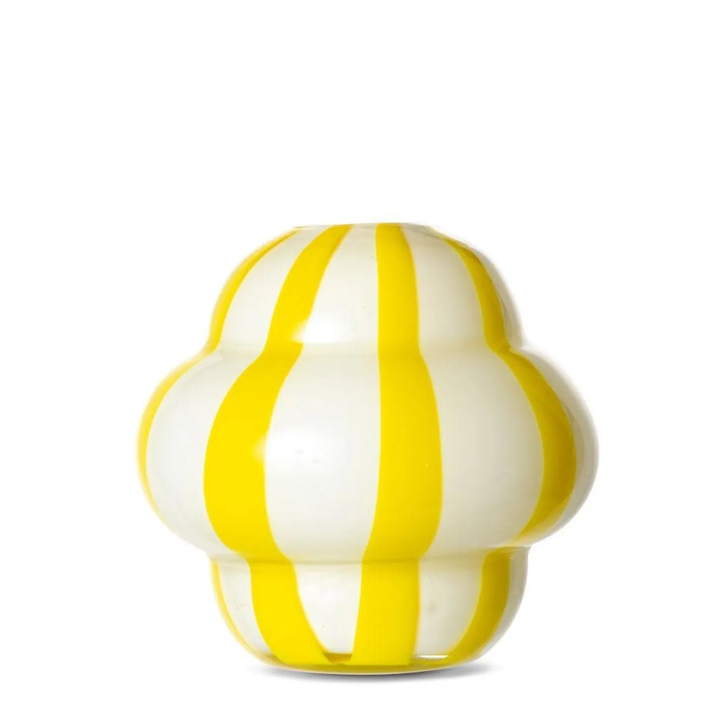 Gusta Vaas Curlie White/Yellow Online