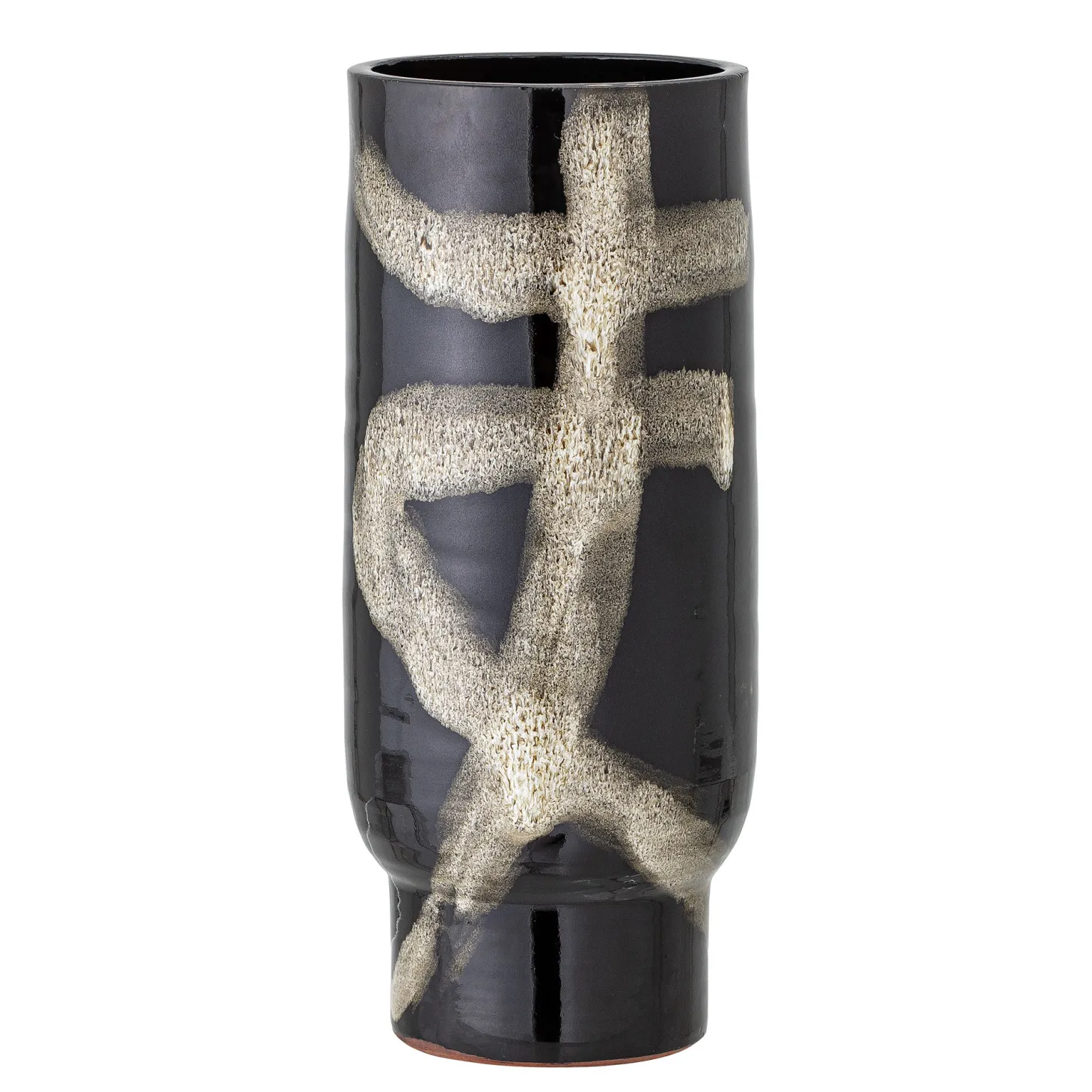 Bloomingville Vaas Vefa Black Terracotta Cheap