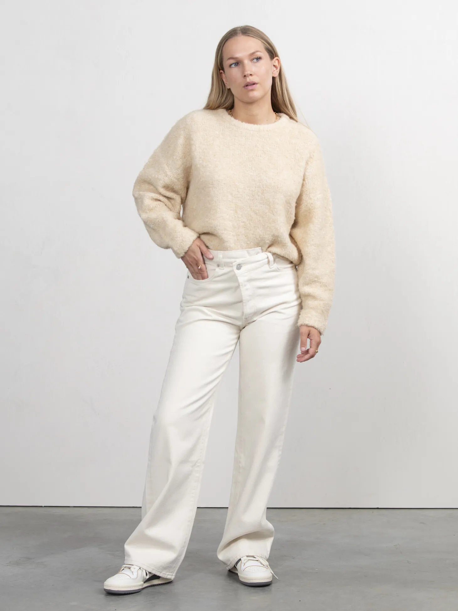 Les Soeurs Wrap Jeans Erica Ecru Store