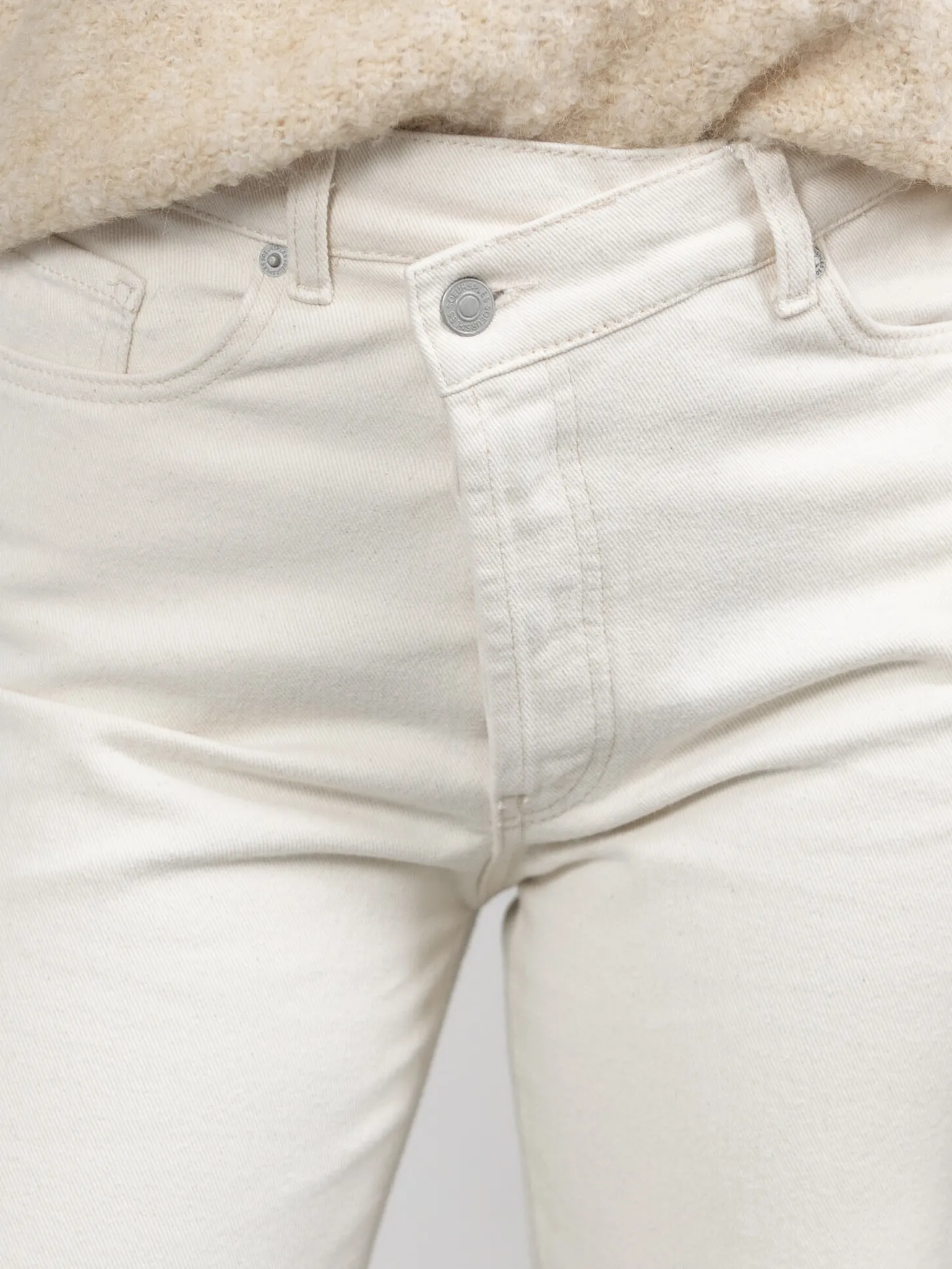 Les Soeurs Wrap Jeans Erica Ecru Store