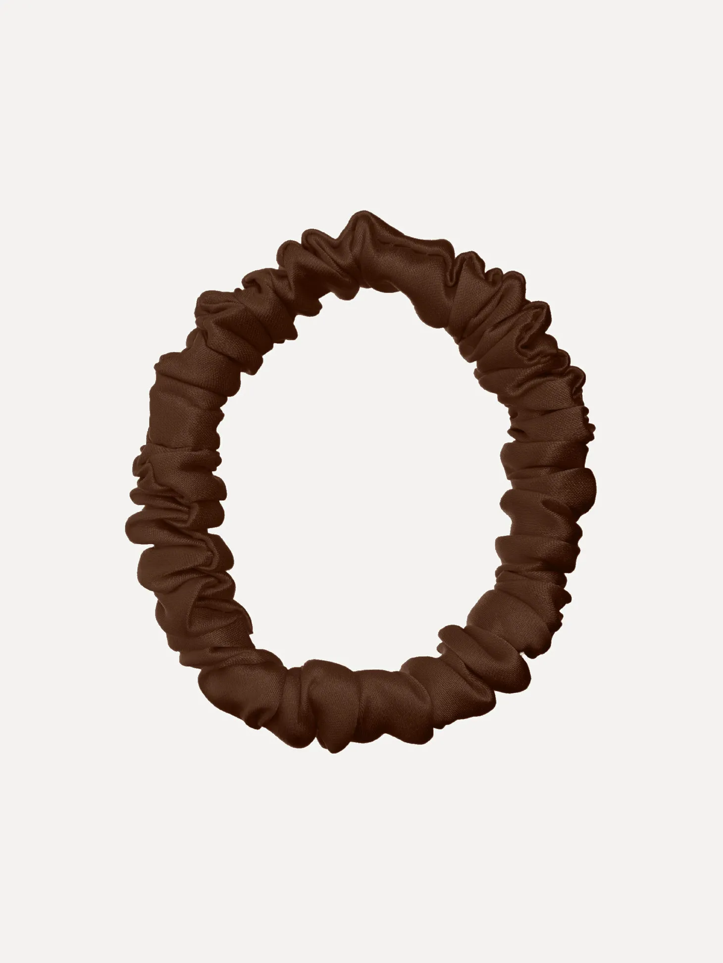 Les Soeurs Zijden Scrunchie Brown Best Sale