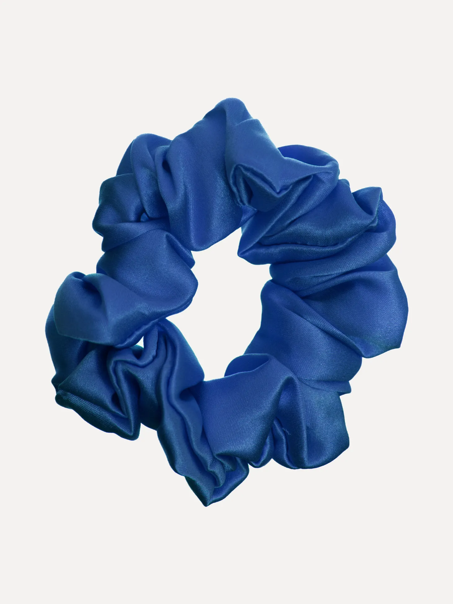 Les Soeurs Zijden Scrunchie Bright Blue Clearance